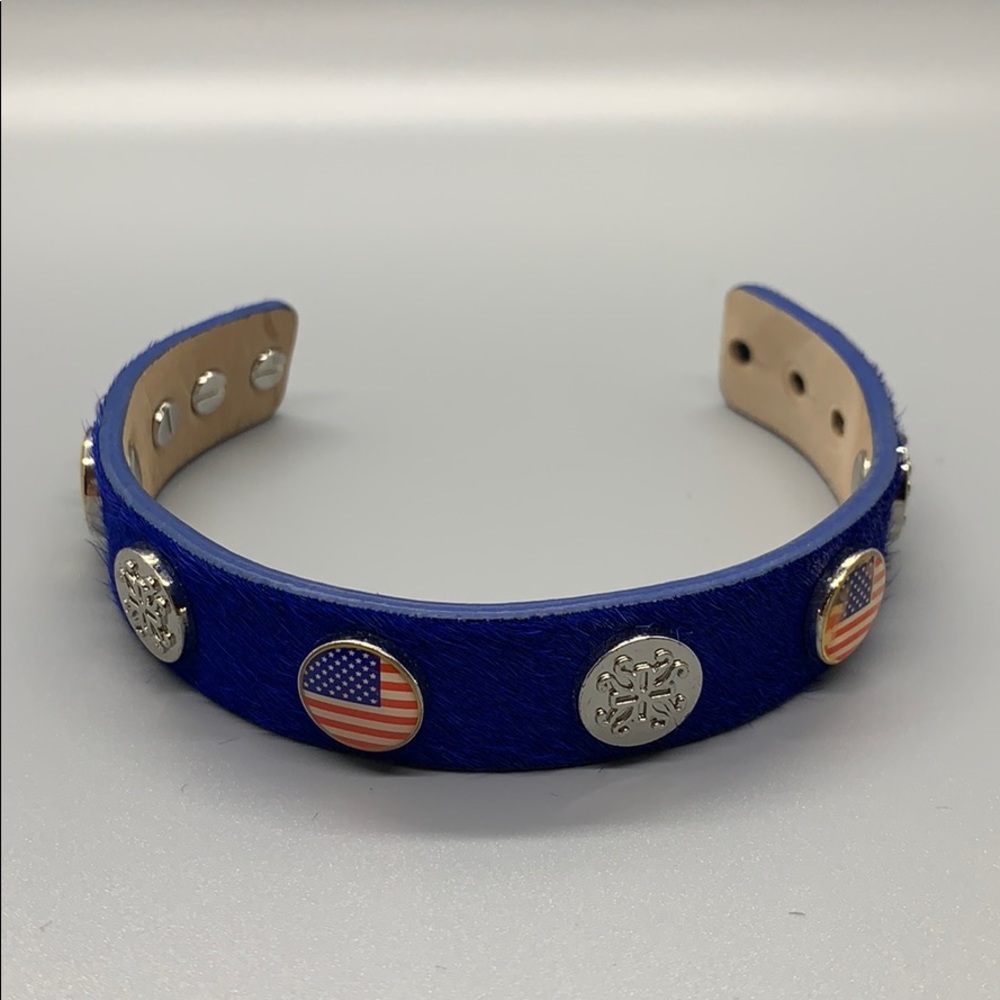 Rustic Cuff Calf Skin USA Bracelet